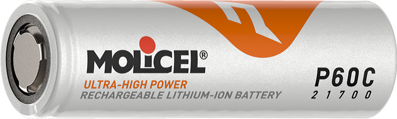 Molicel® Ultra-high Power Series Rechargeable Lithium-ion Battery - INR-21700-P60C